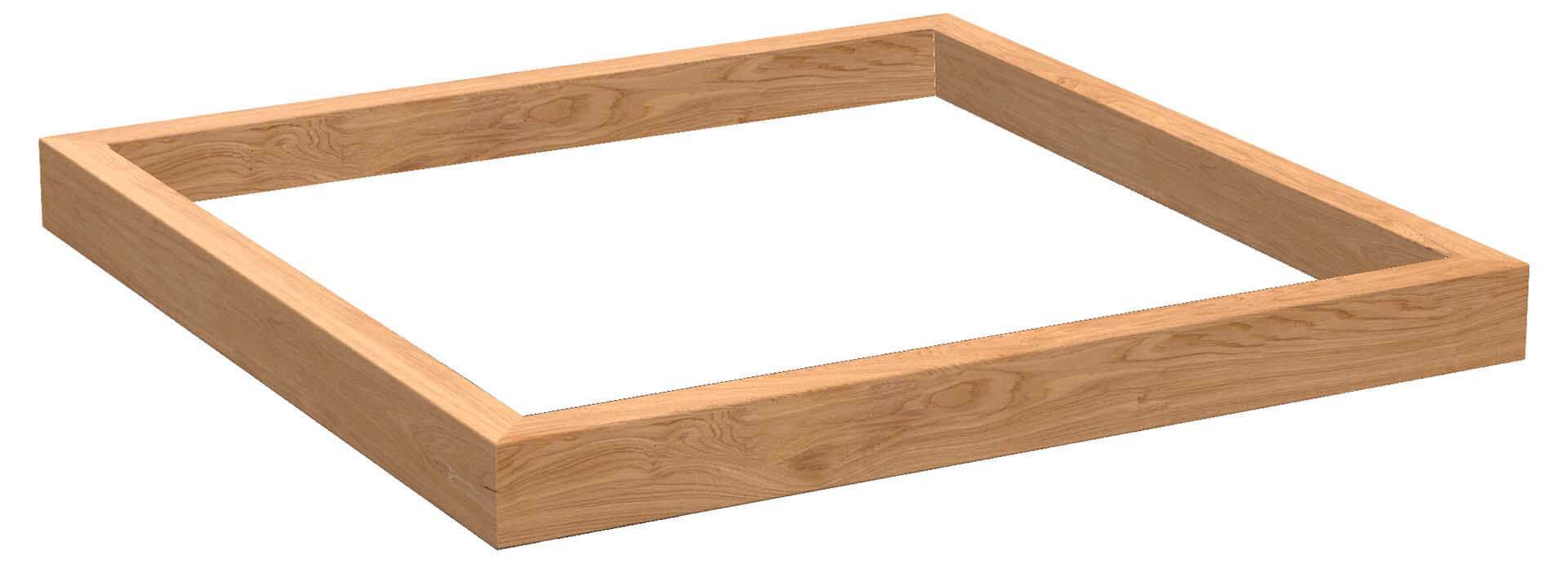 Truro Teakholz-Rahmen zu 1-Sitzer Lounge Basismodul 90x90cm