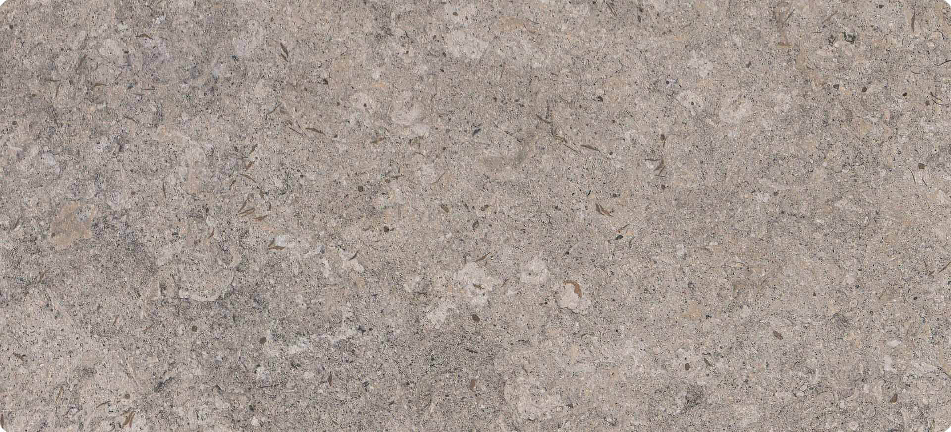 Tischplatte 220x100cm Ecken abgerundet (Radius R50), Dekton pietra grigio (8mm)