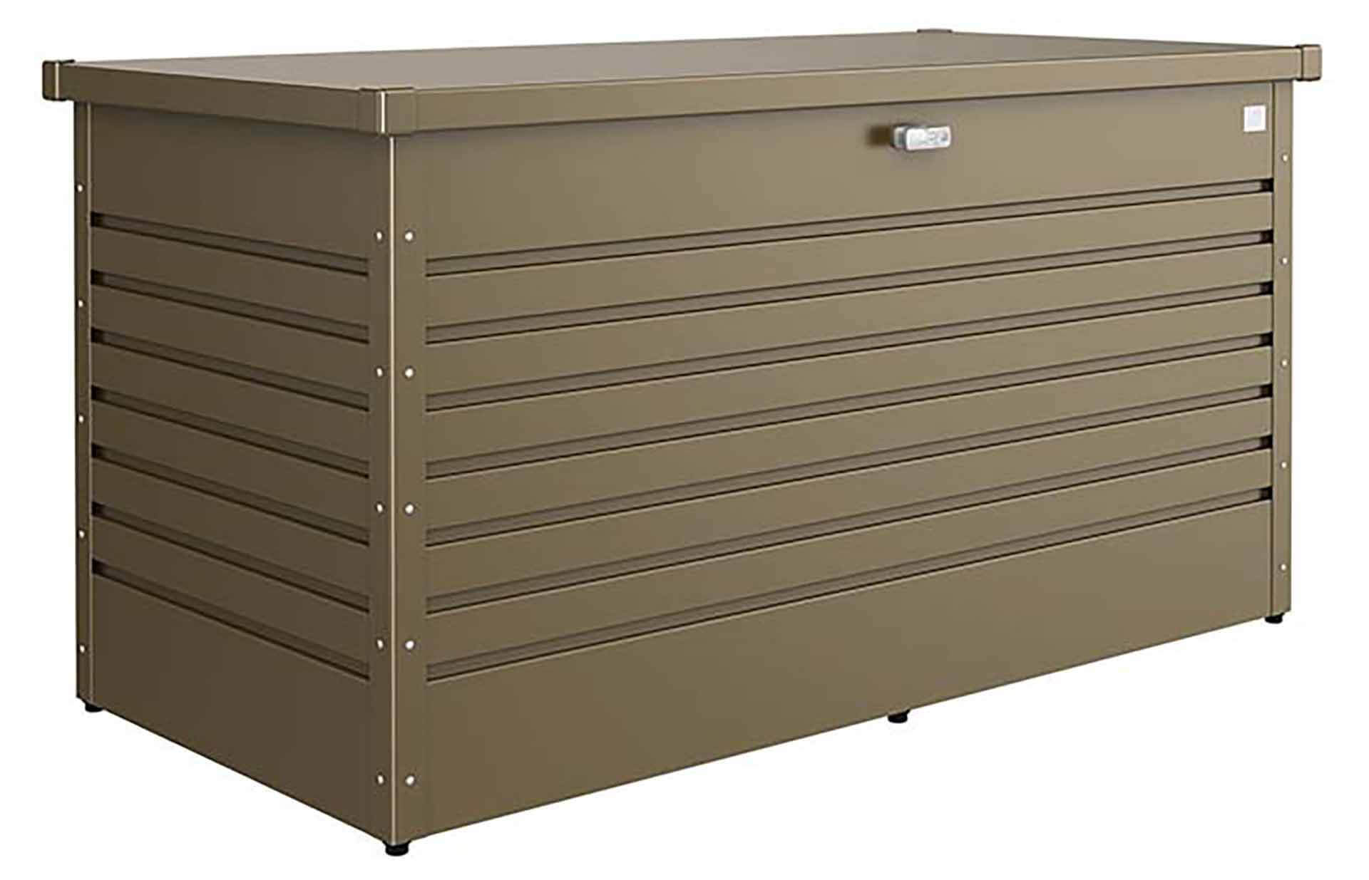 FREIZEITBOX 160HIGH Kissenbox 160x76x83cm, bronze-metallic, zerlegt