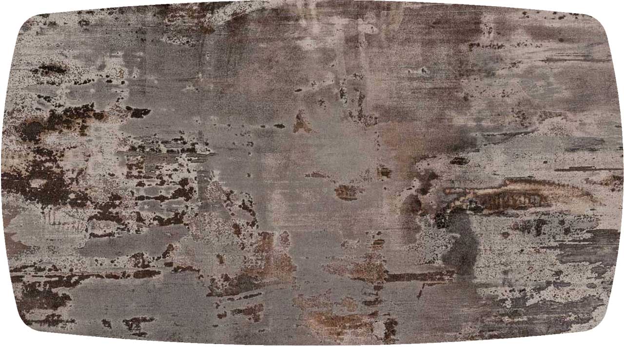 Tischplatte 180x100cm Bootsform, Dekton trilium (8mm)