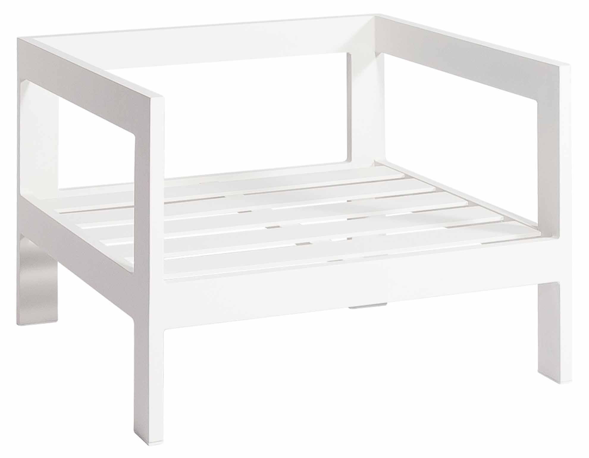 Vigo Lounge Sessel, weiß