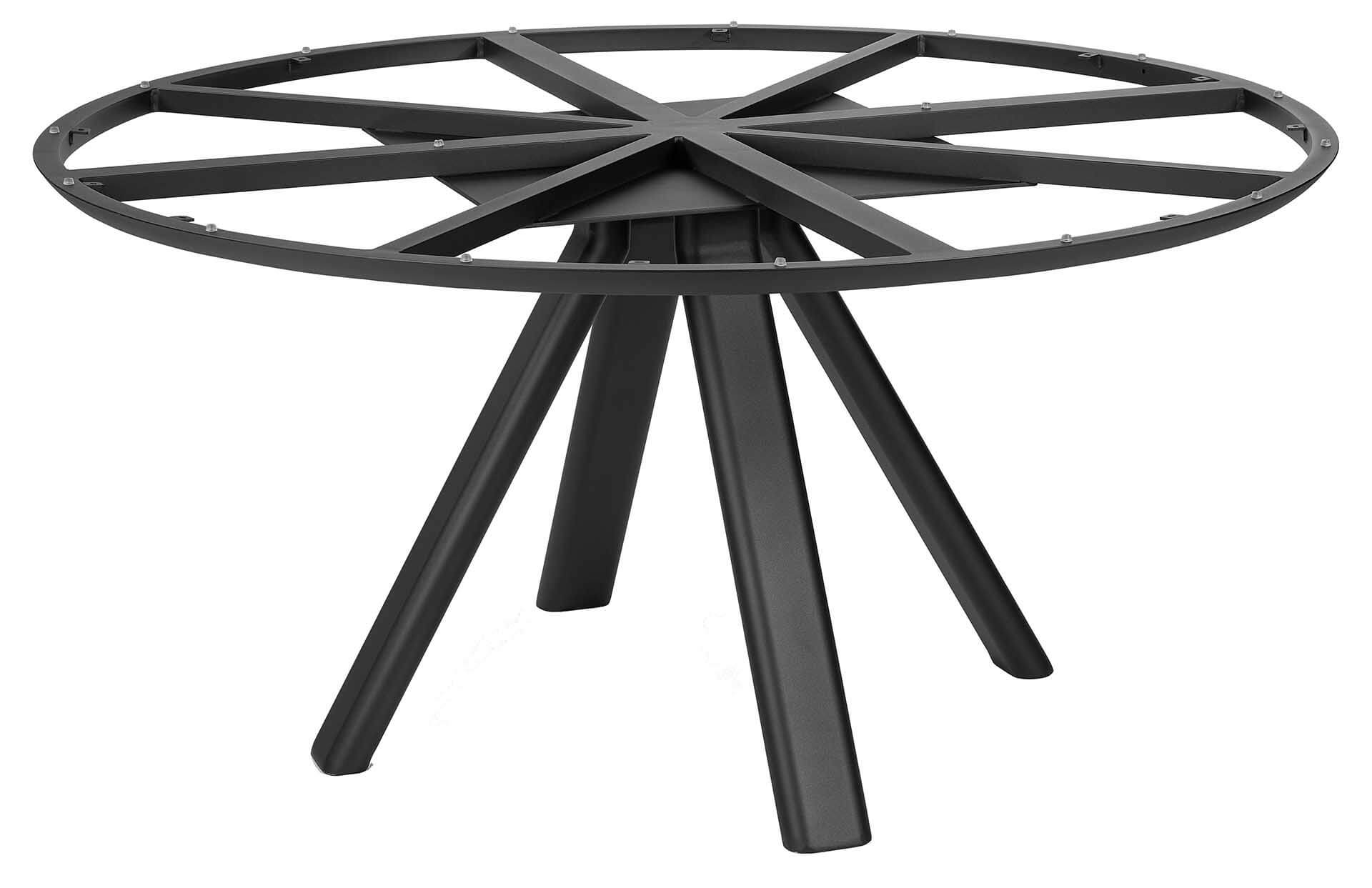 Tofino Tischgestell für Platten Ø 150cm, eisengrau