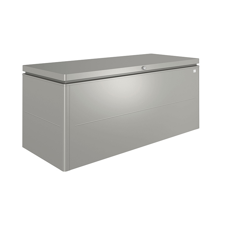 LOUNGEBOX® 200 Kissenbox 200x84x88,5cm, quarzgrau-metallic, zerlegt