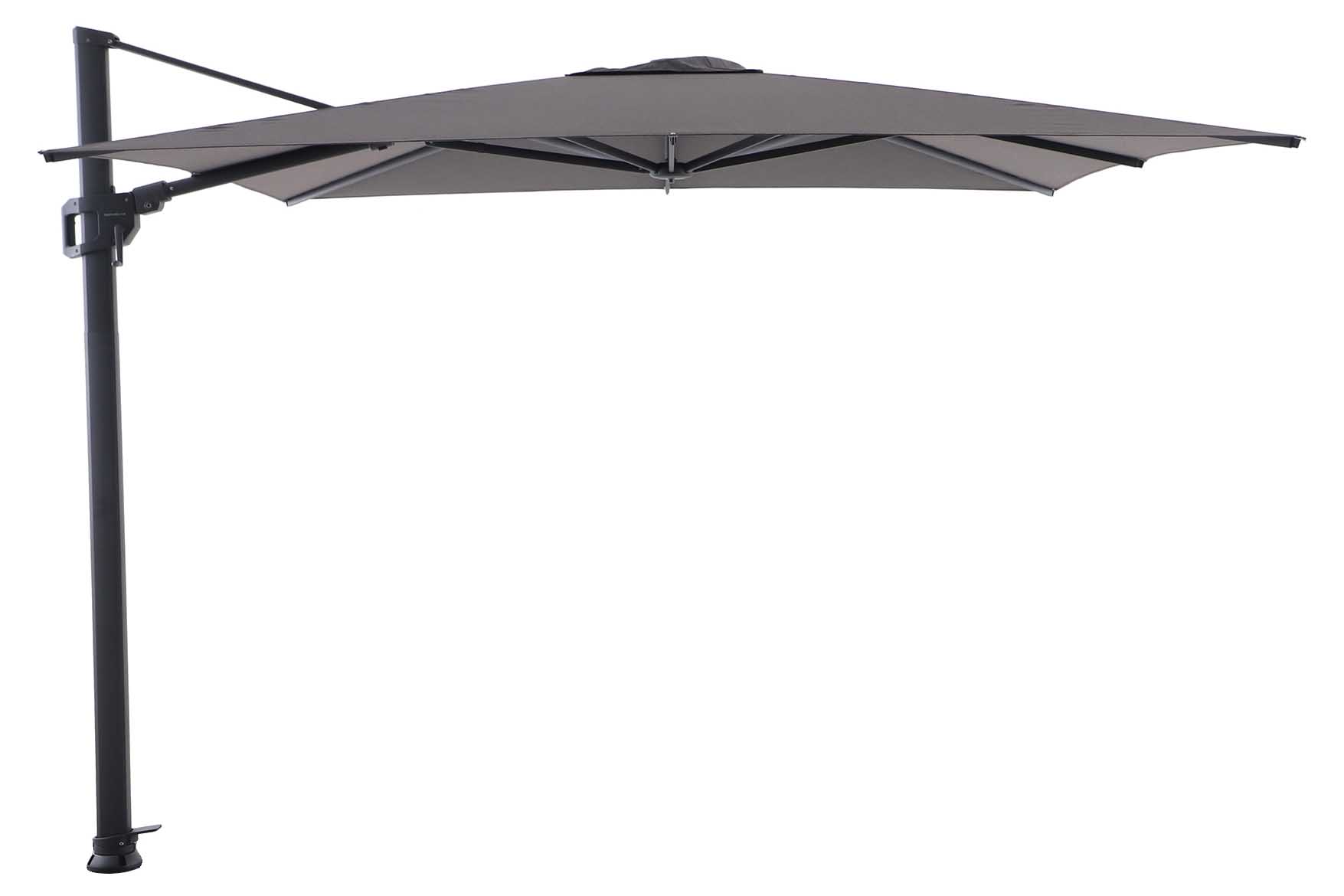 ForeSun Freiarmschirm 300x300cm, eisengrau/darkgrey