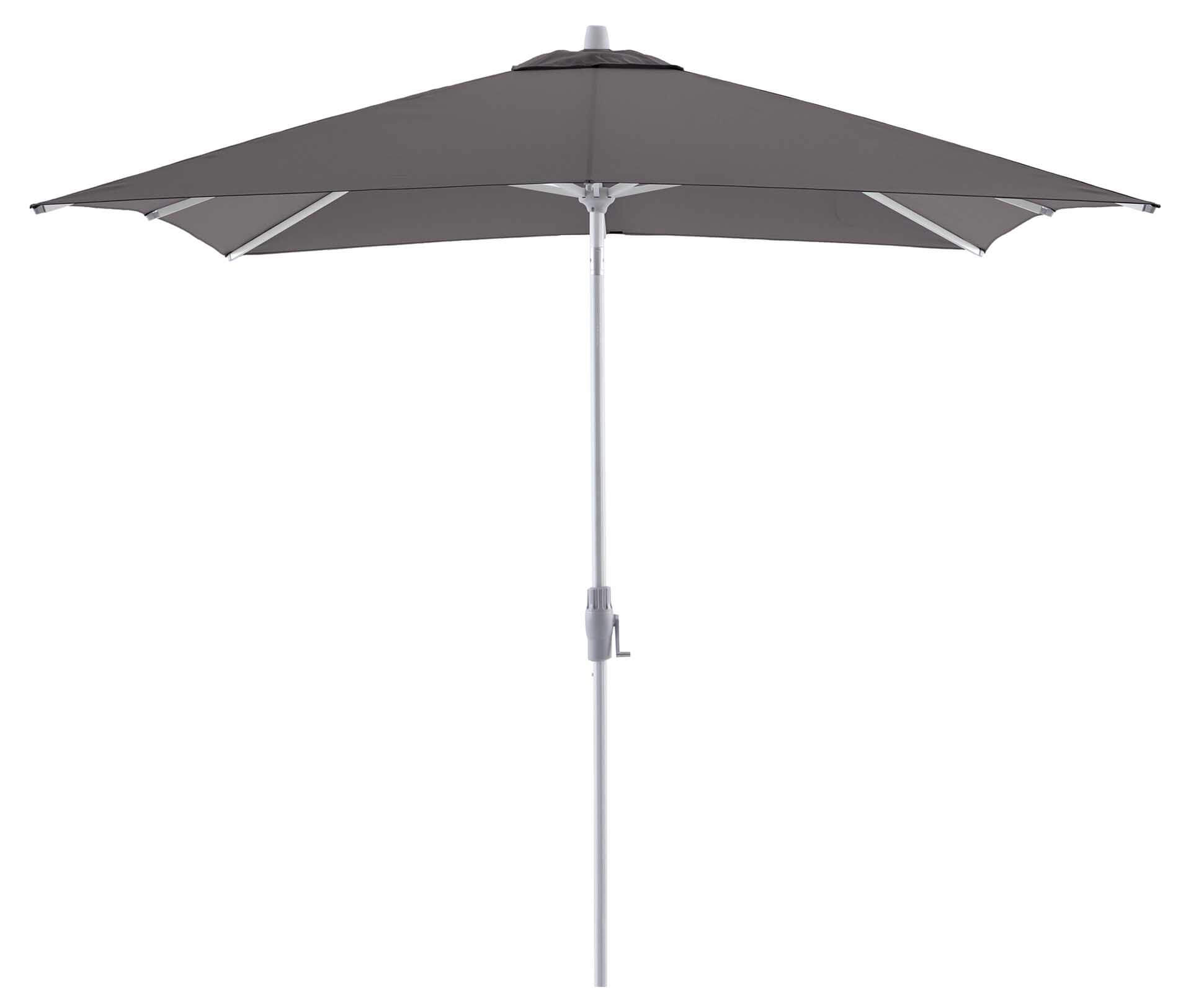 Comfort Uno Select V1 Sonnenschirm 250x250cm, eloxiert/darkgrey