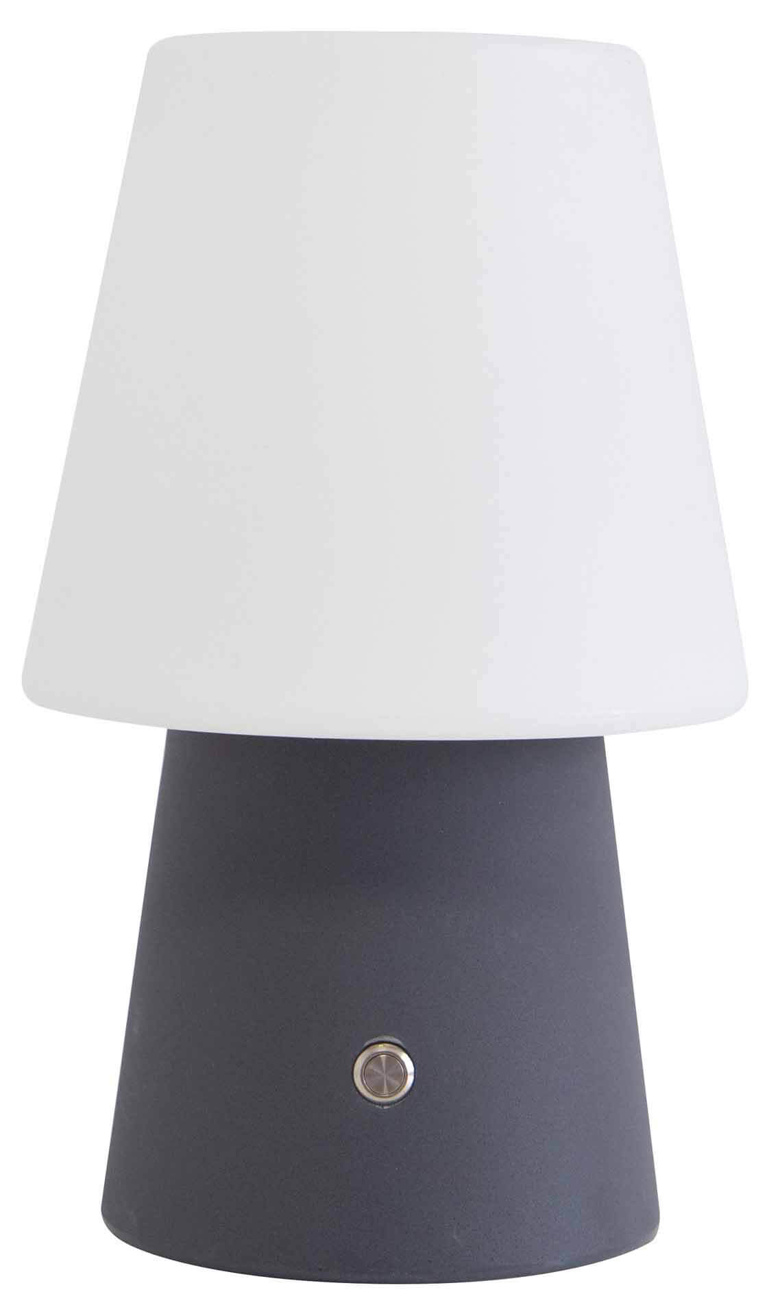 No. 1 LED Leuchte mit RGB Farbwechsel. Höhe 30cm, anthrazit, mit Fernbedienung