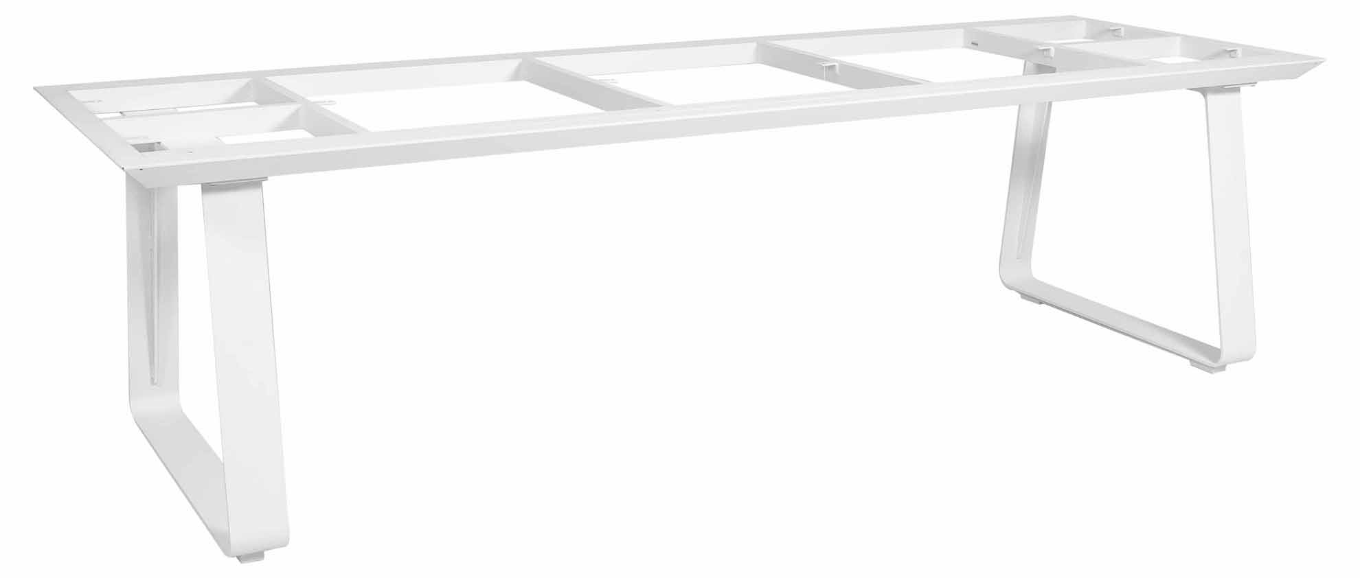 Elko Tischgestell für Tischplatte 300x105cm, weiß
