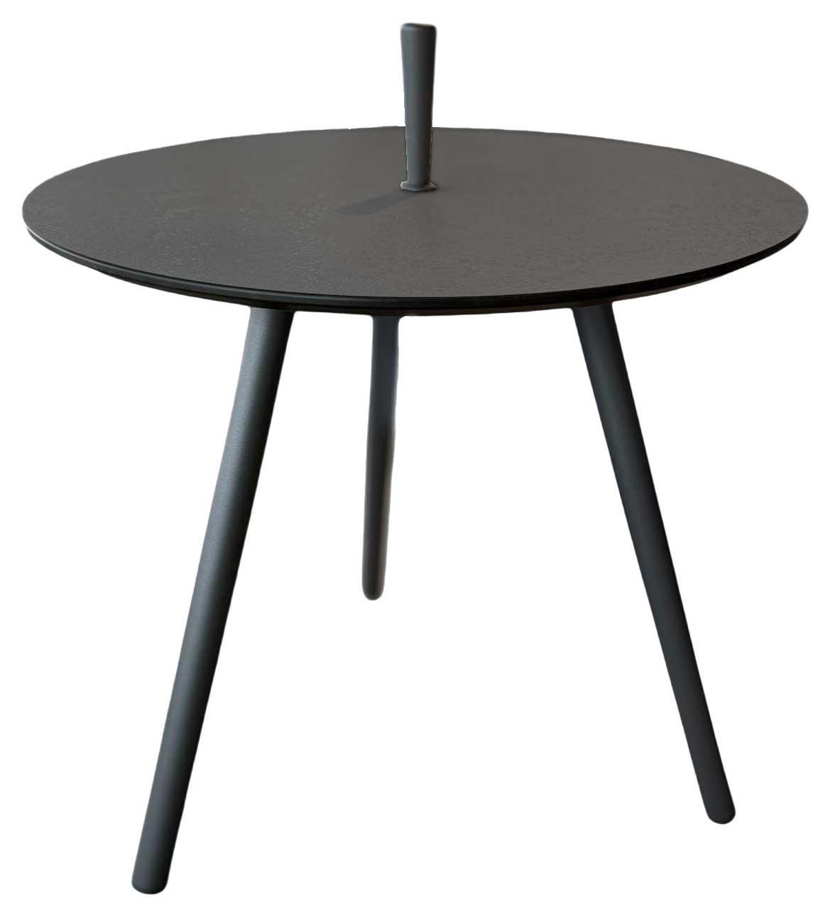 Nice Beistelltisch 50cm ø, Alu/HPL