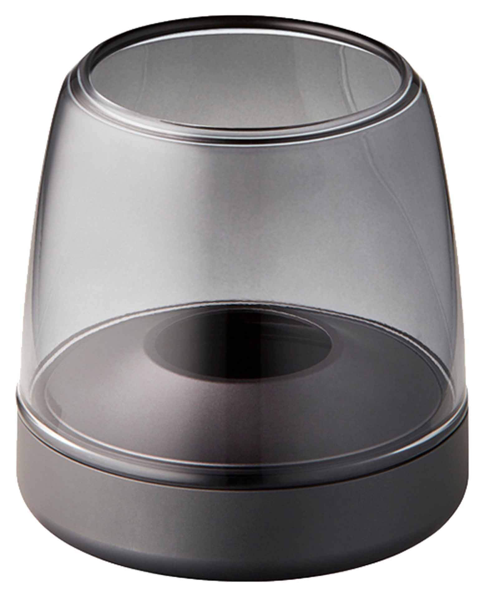 GLOW 10 Windlicht. Farbe: smoked grey (LED Kerze separat erhältlich)