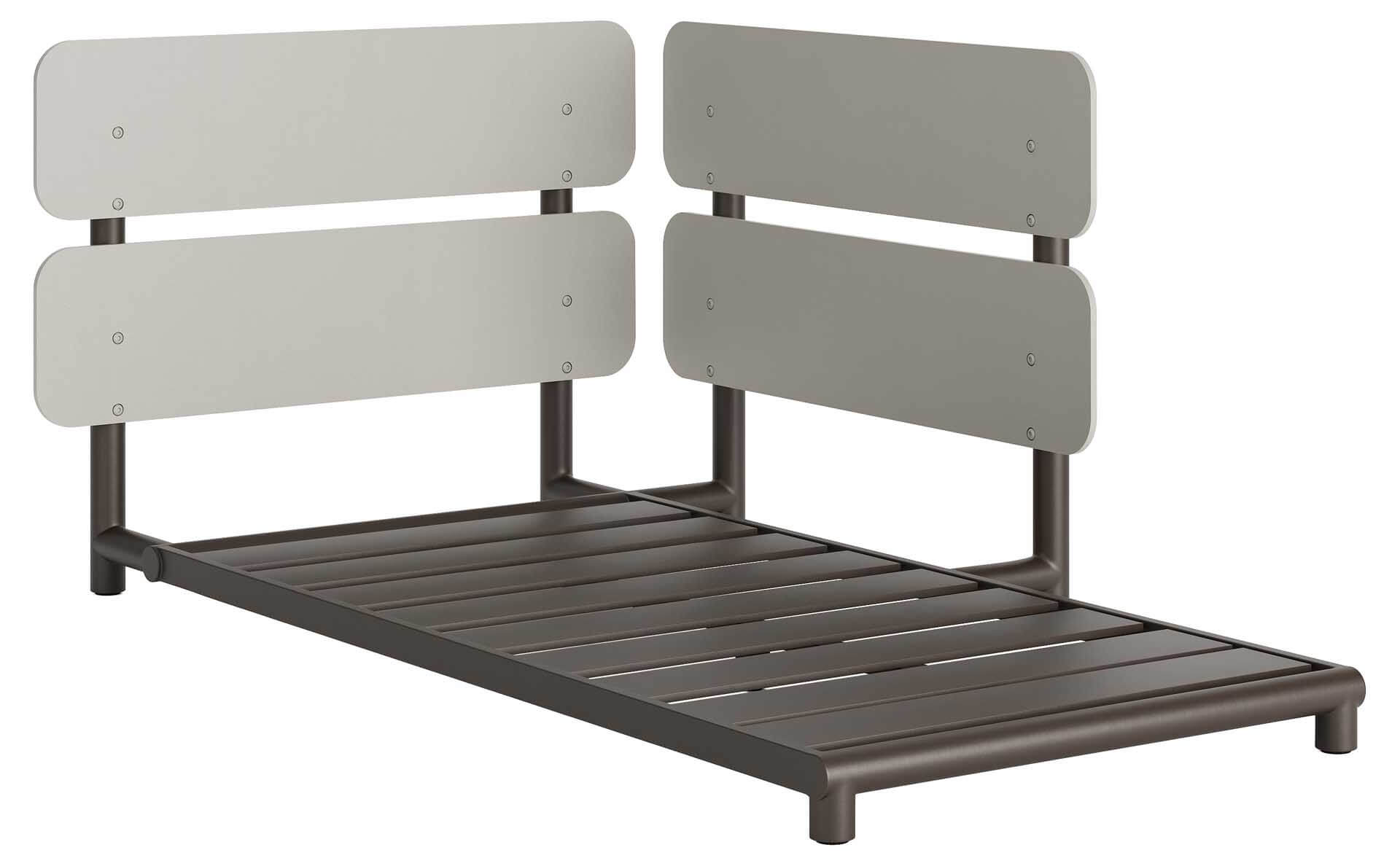 Polo Lounge Recamiere links, bronze/dune