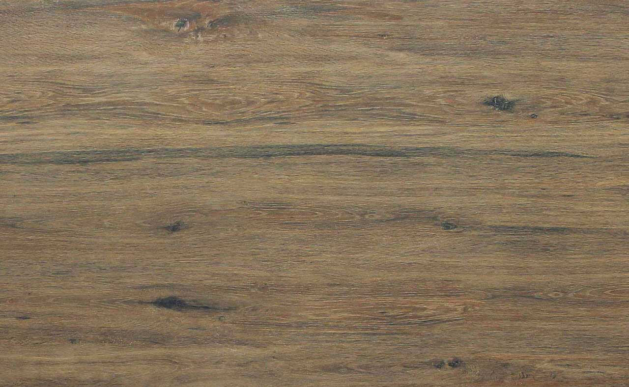 Tischplatte 130x80cm rechteckig, Keramik eiche dunkel (6mm)