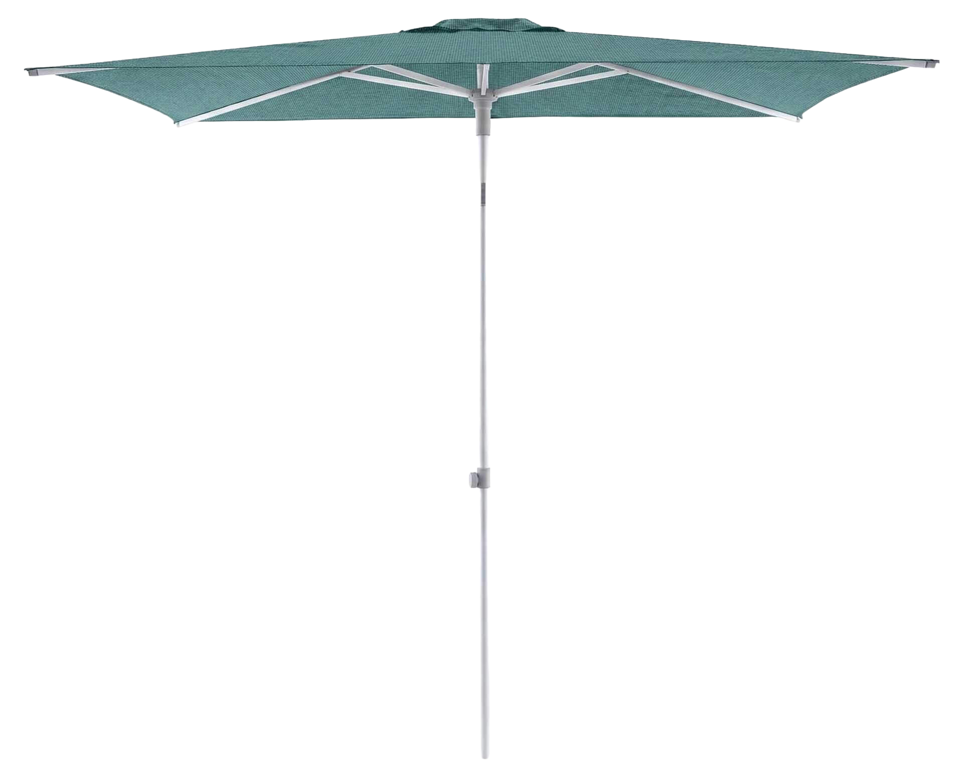 Solid Uno Pure Sonnenschirm 210x150cm, eloxiert/Pure grün