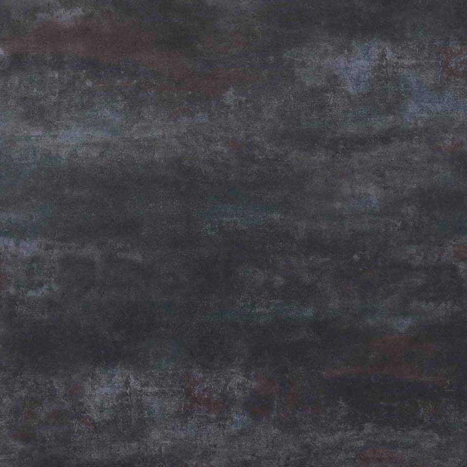 Tischplatte 65,7x65,7cm quadratisch, Keramik oxido dark night (6mm)