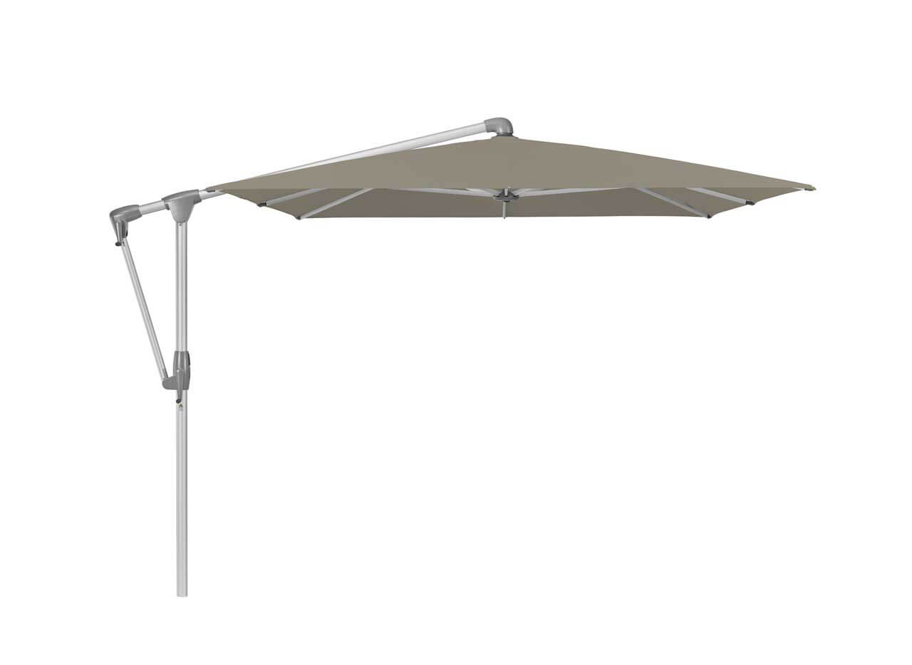 SUNWING® CASA Ampelschirm 300x240cm, eloxiert/461 taupe
