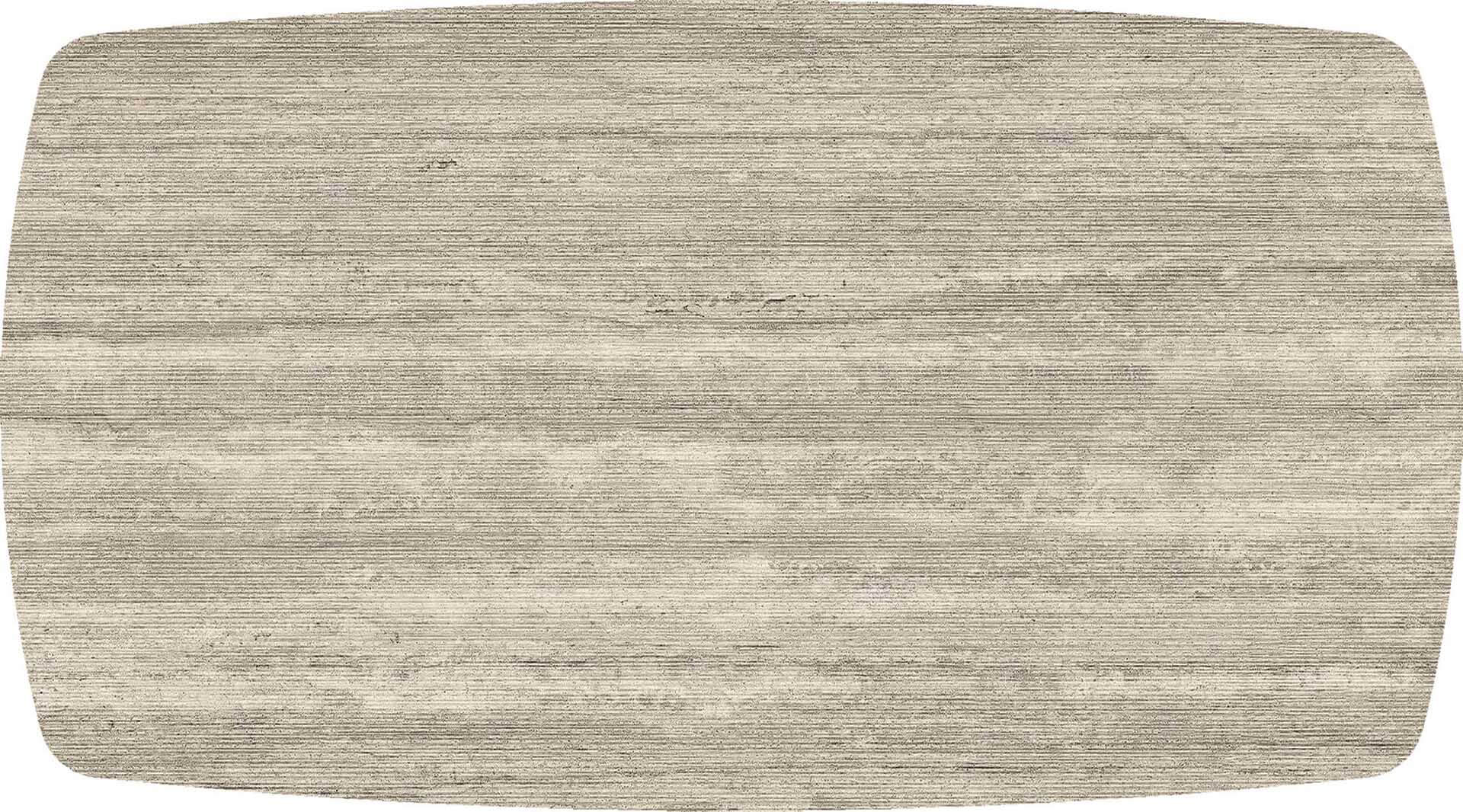 Tischplatte 180x100cm Bootsform, Keramik travertino beige (6mm)