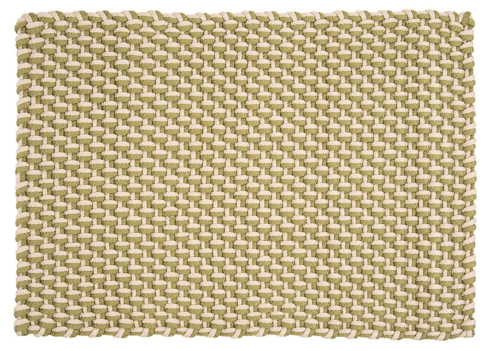 Pool in/outdoor Fußmatte 52x72cm, olive-beige