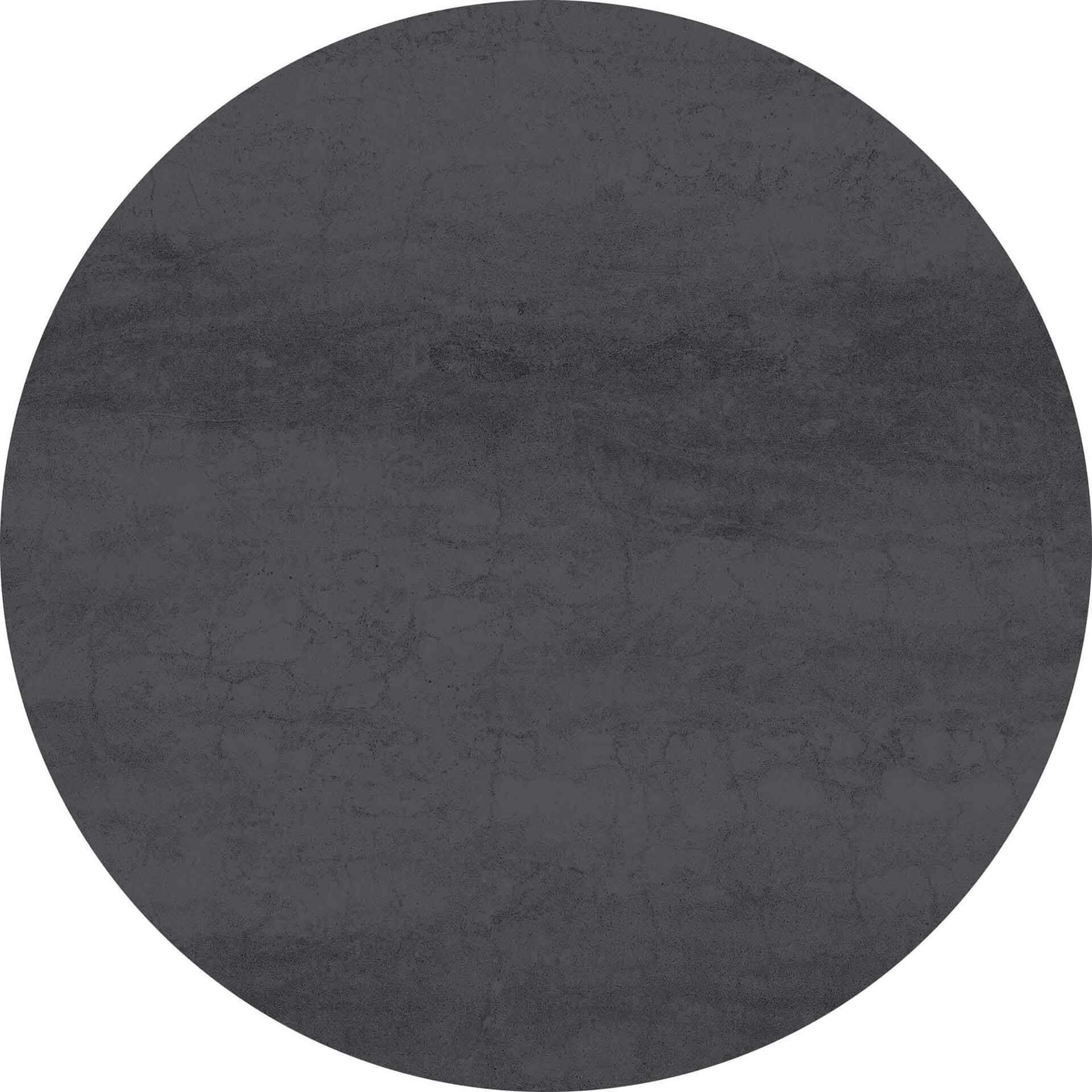 Tischplatte 150cm rund, Keramik pietra anthrazit (6mm)