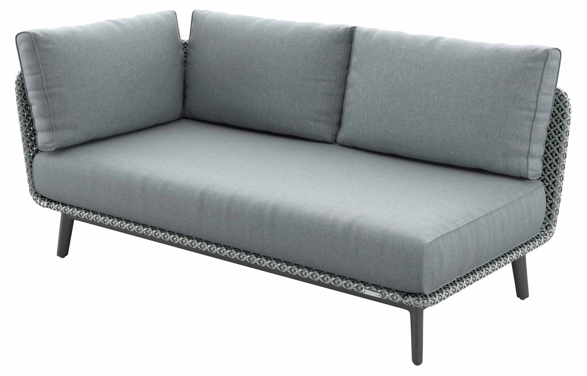 MBARQ Lounge Eckmodul rechts, nori/baltic