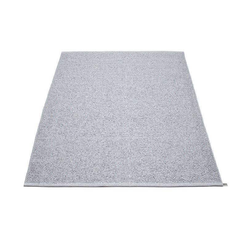 SVEA in/outdoor Teppich 140x220cm eckig, grey metallic/light grey