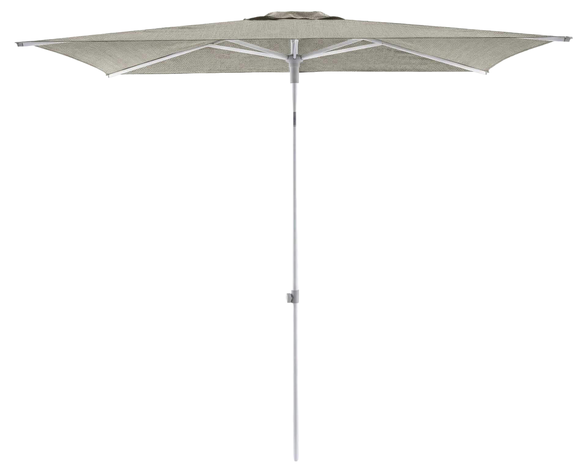 Solid Uno Pure Sonnenschirm 210x150cm, eloxiert/Pure taupe