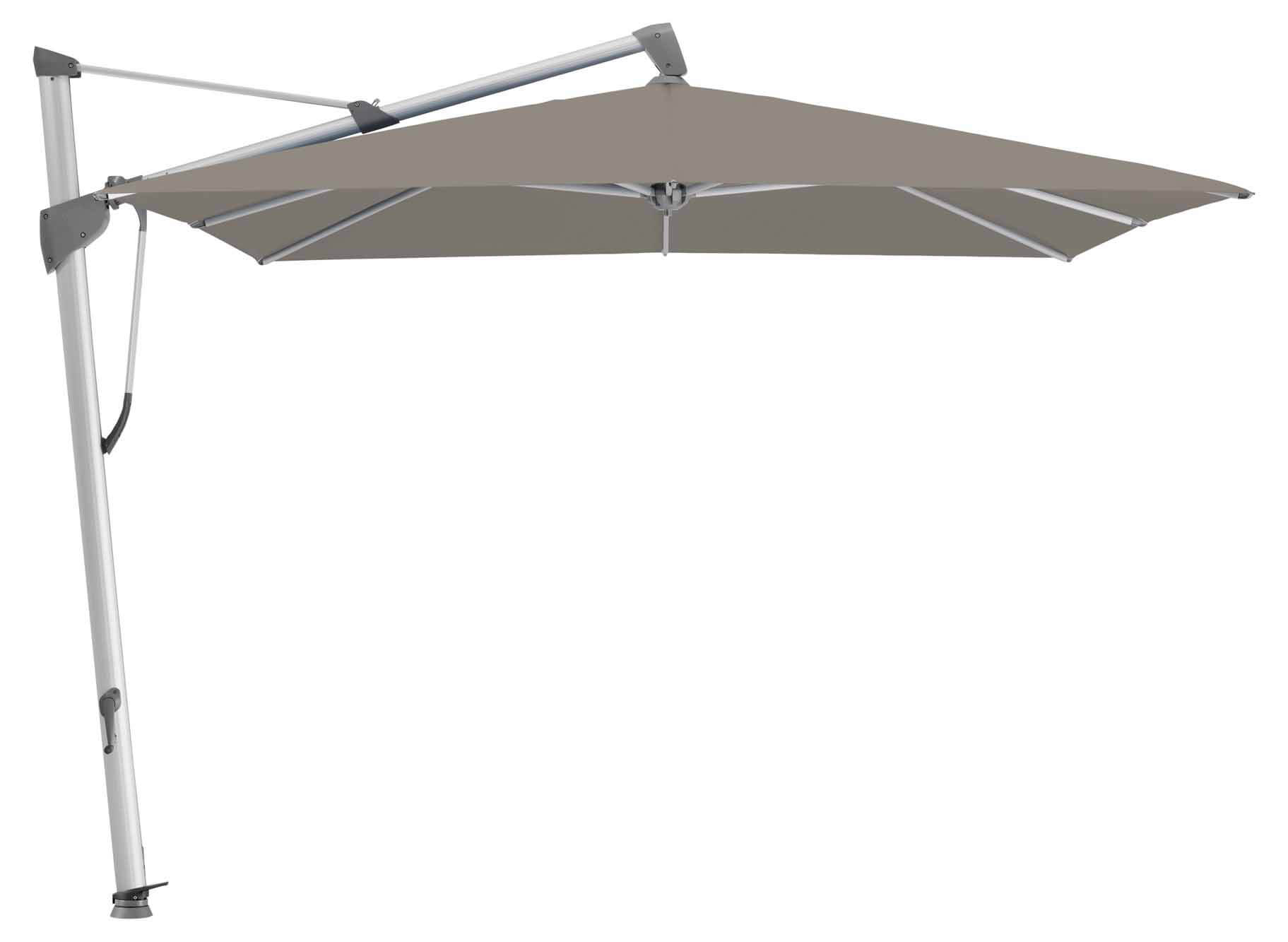SOMBRANO® S+ Ampelschirm 400x300cm, eloxiert/461 taupe