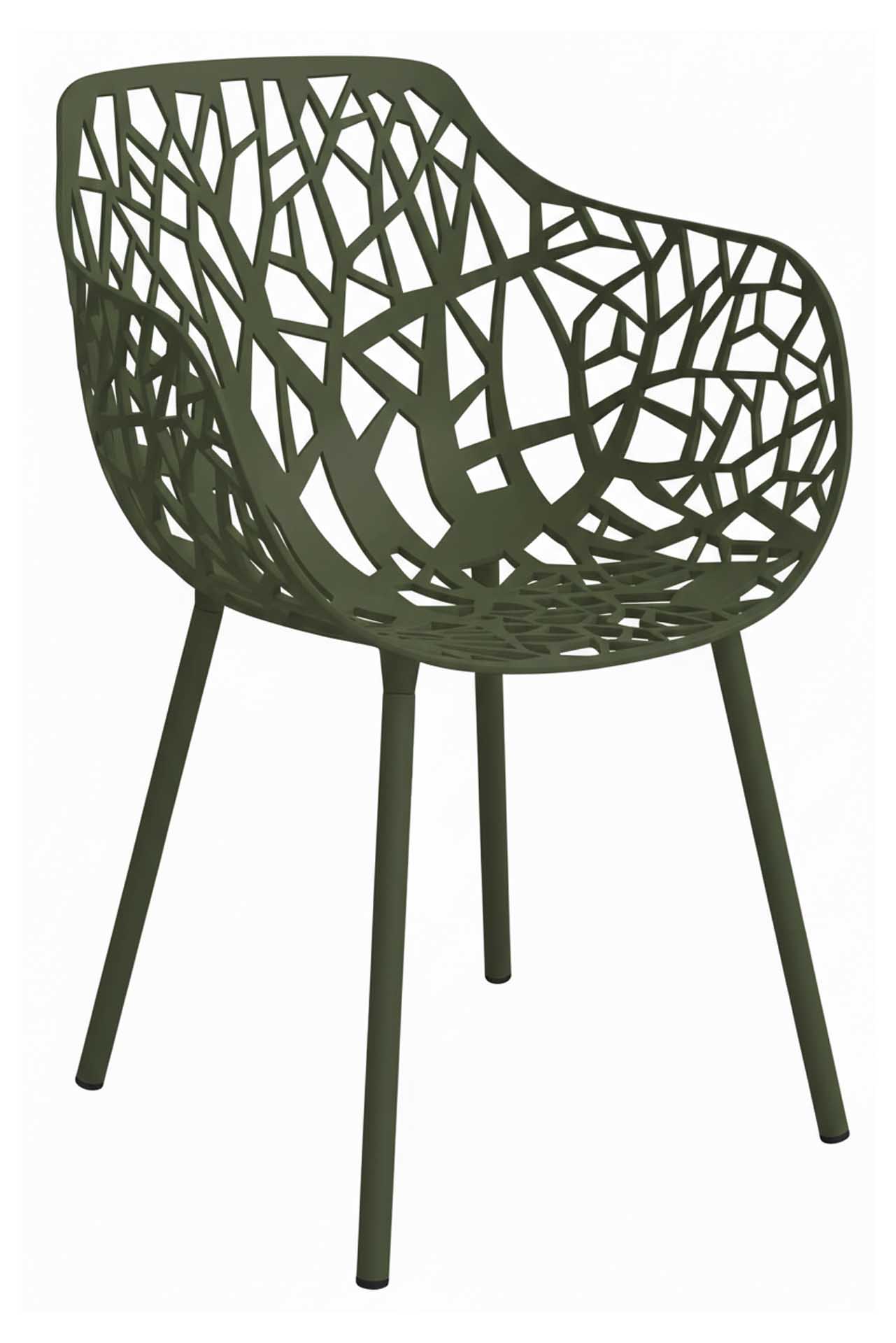 FOREST Sessel mit Armlehnen, flaschengrün