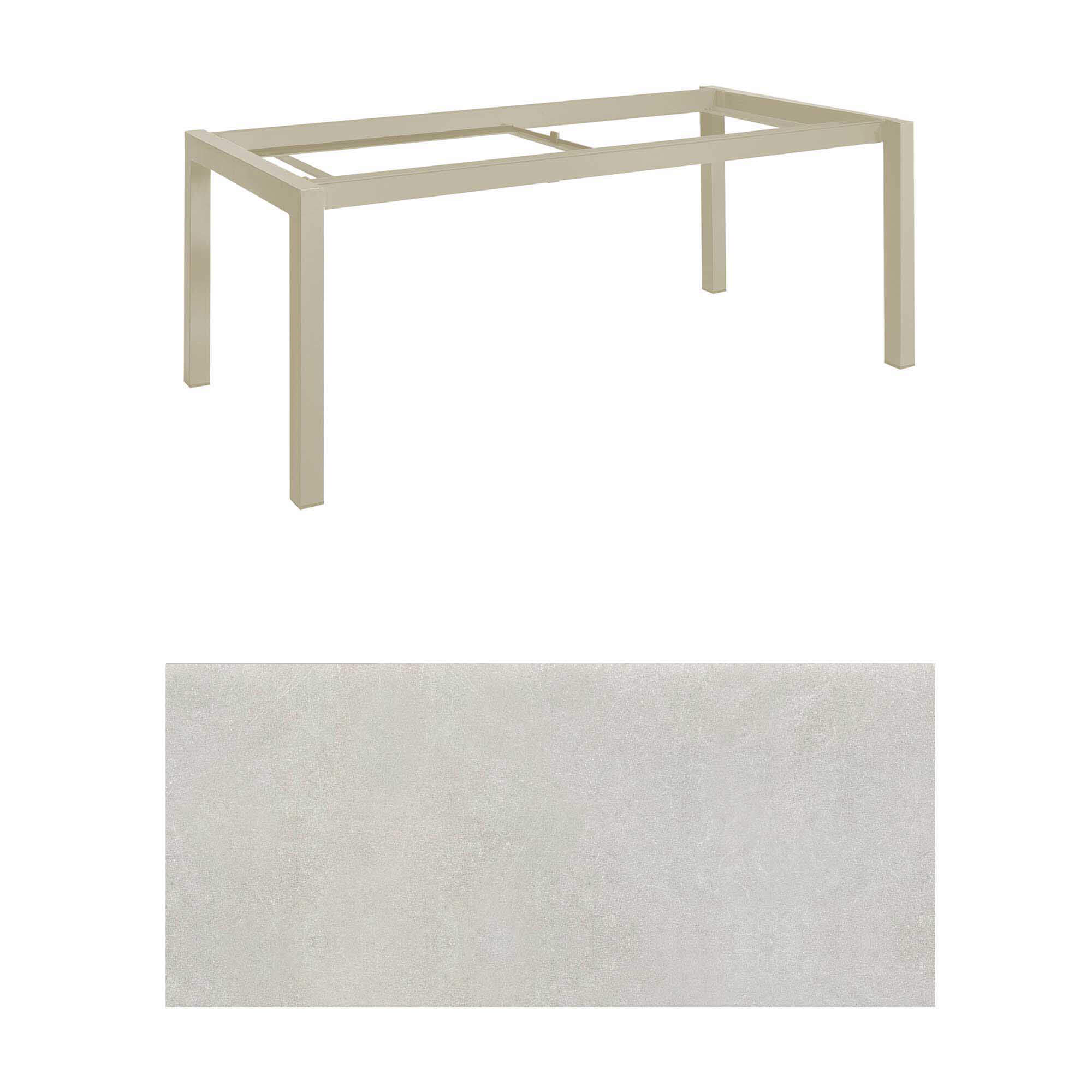 Forli Ausziehtisch 160/220x90cm, sand/HPL sand