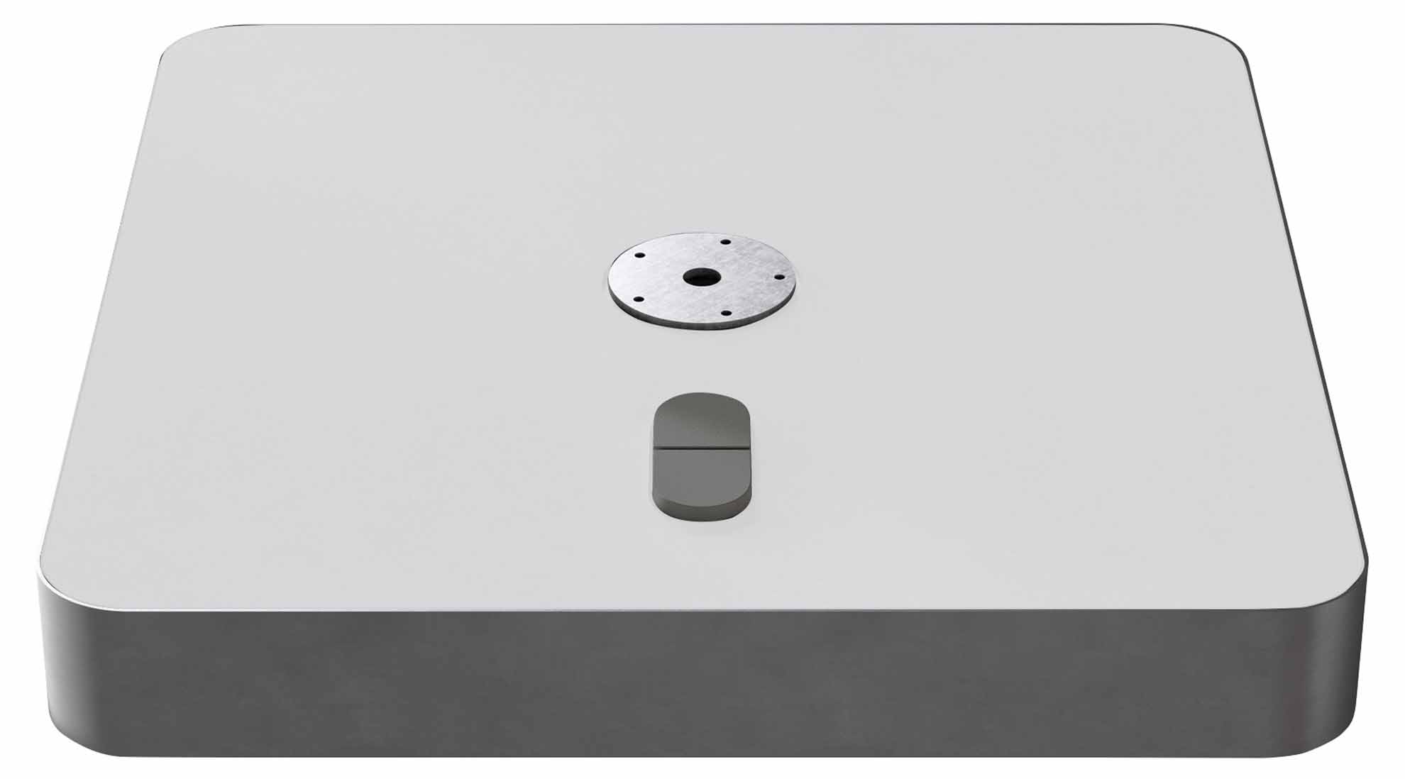 Rollensockelrahmen M4 180kg, anthrazit, ohne Decorplatte & Gewichteset