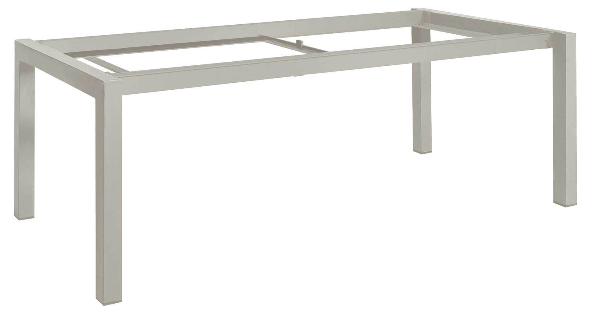 Forli Tischgestell für Platte 220/270/320x100cm (Keramik) oder 220/280x100cm (HPL), dune