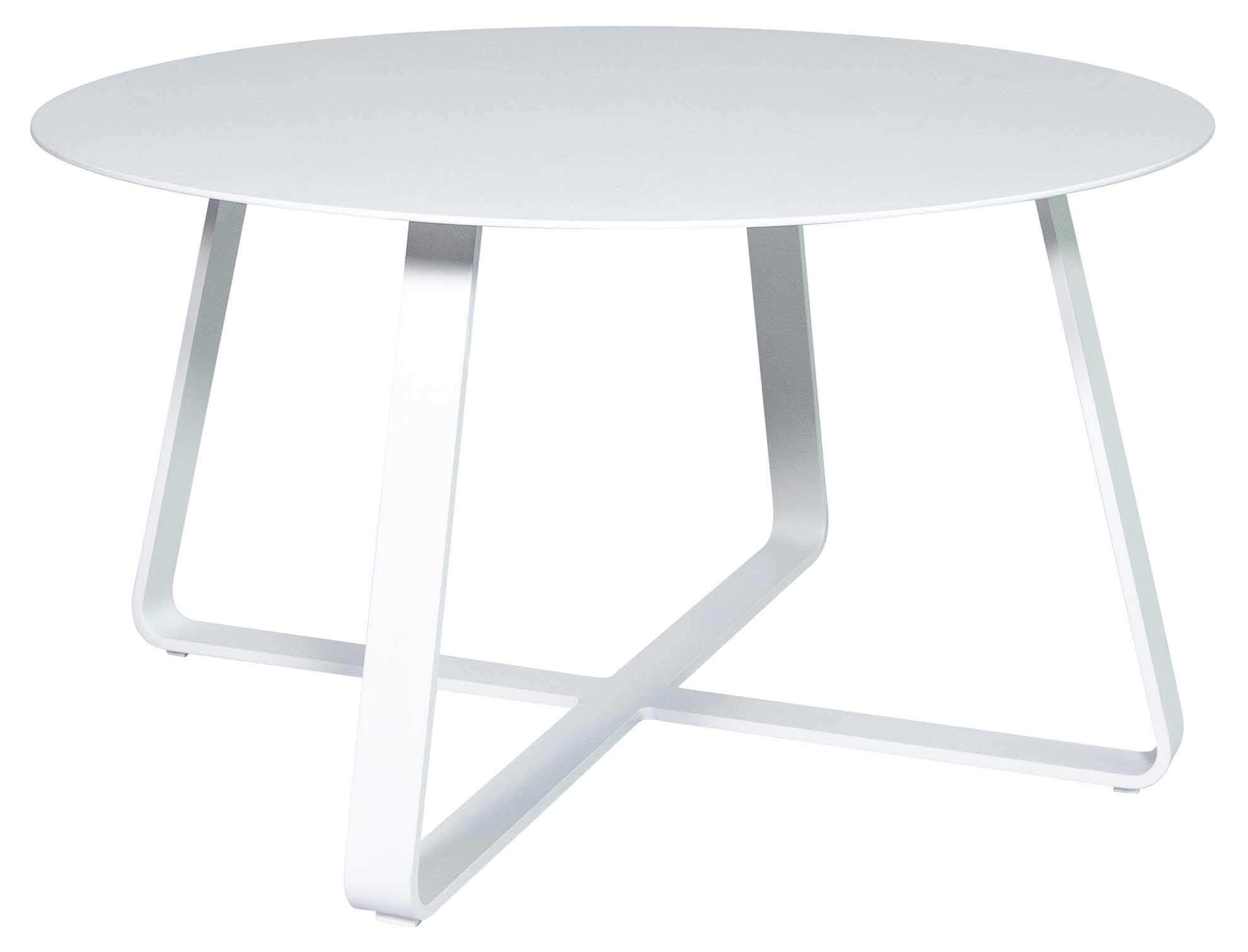 Elko Lounge Beistelltisch 90cm, weiß