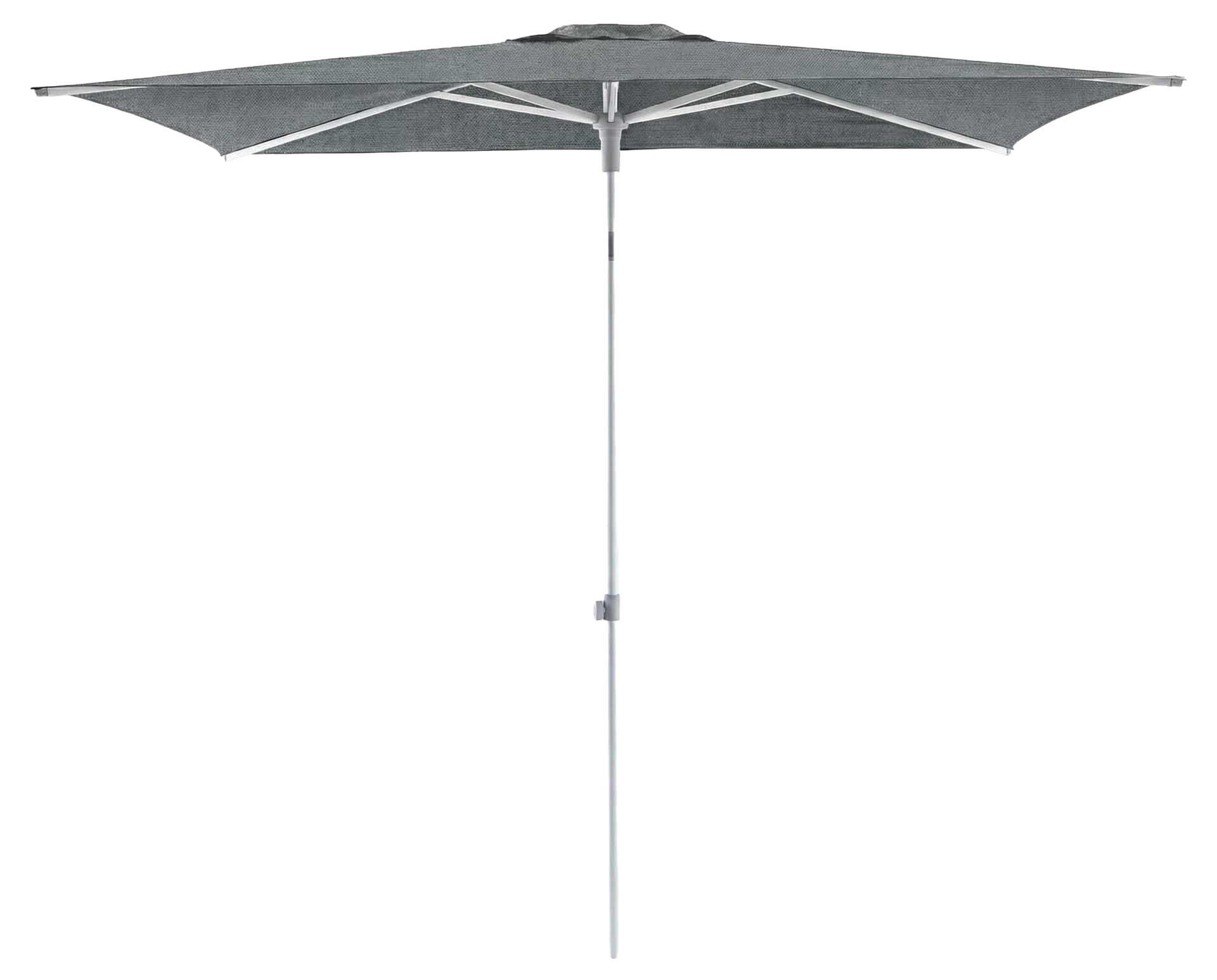 Solid Uno Pure Sonnenschirm 210x150cm, eloxiert/Pure anthrazit