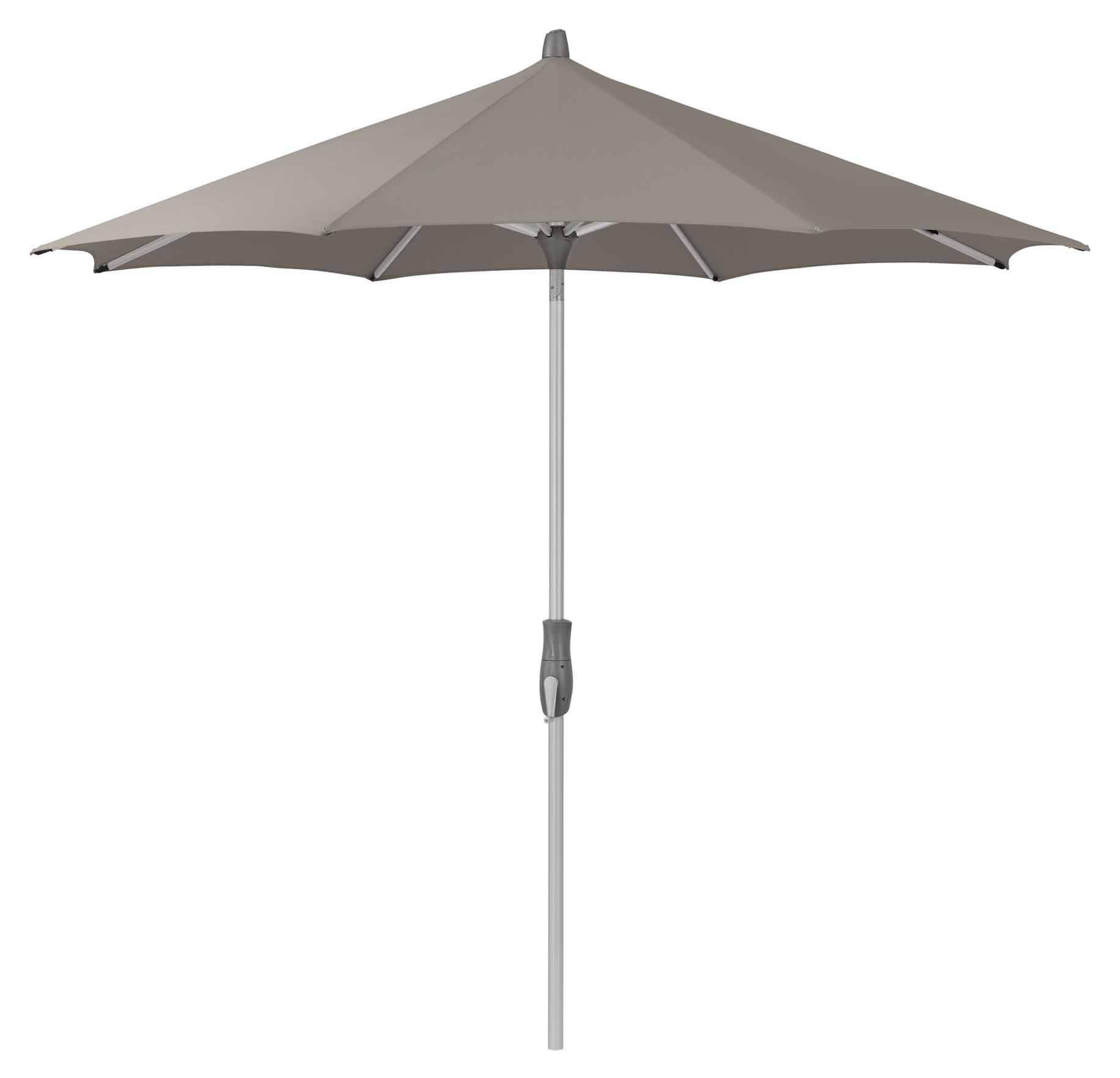 ALU-TWIST Sonnenschirm 270cm rund, Stoff 461 taupe