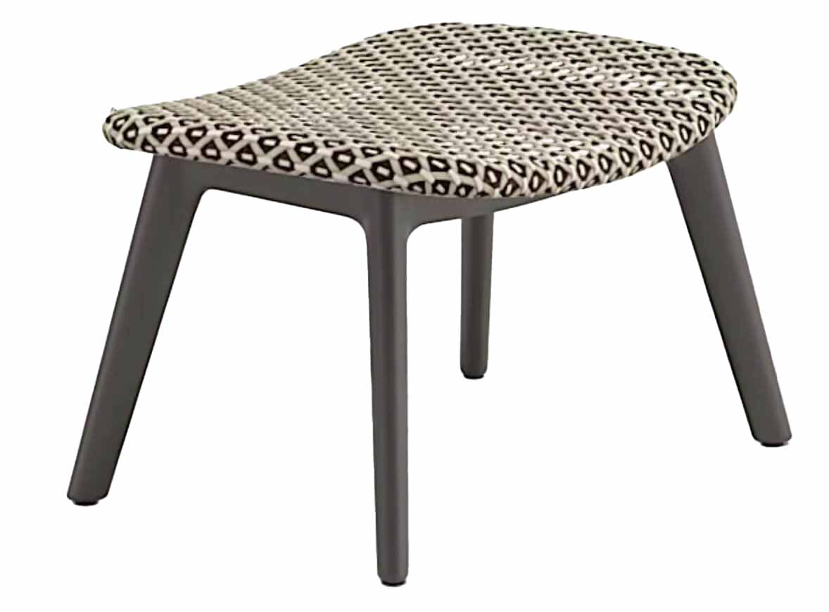 MBRACE Hocker Alu black pepper/pepper