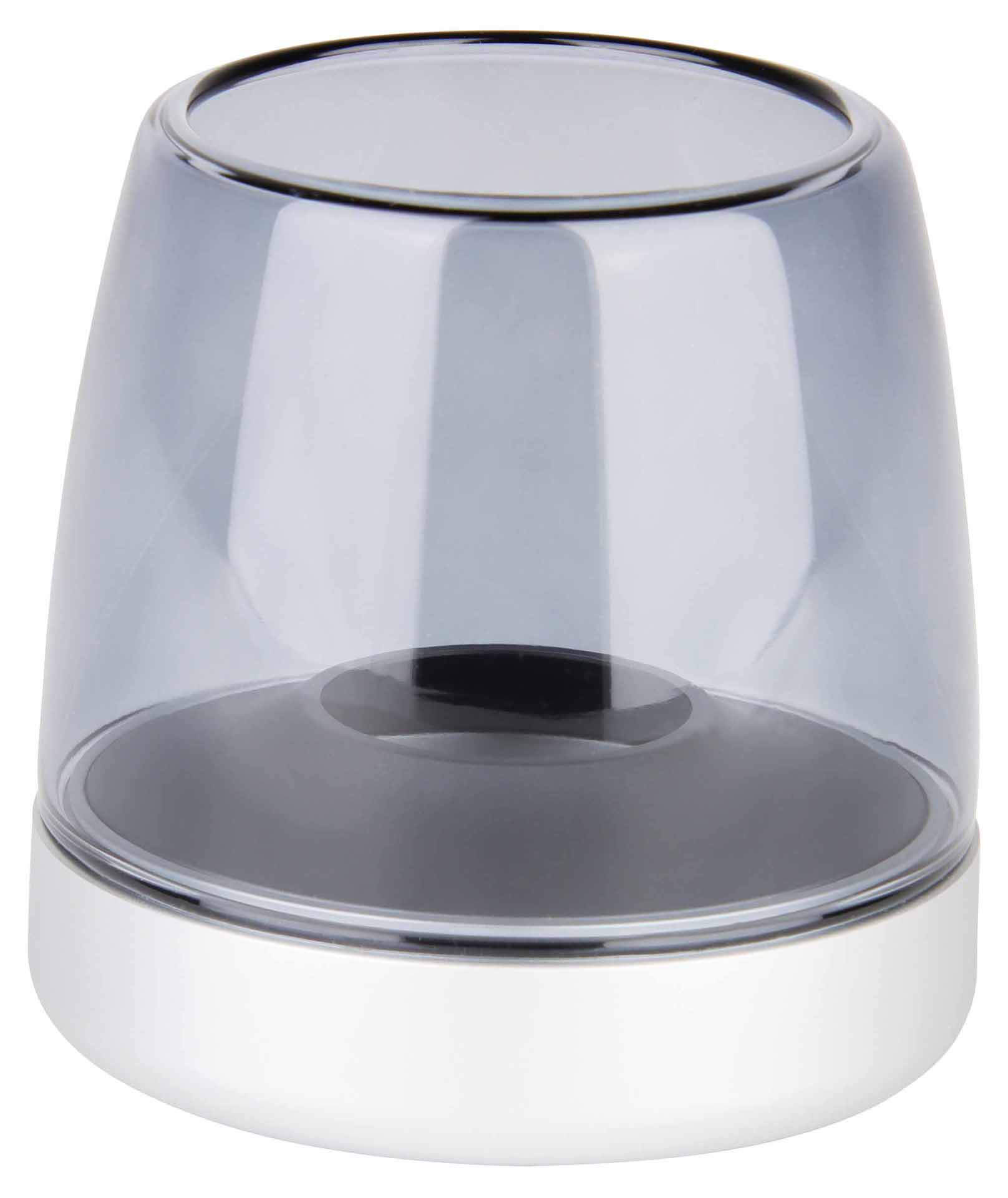 GLOW 10 Windlicht. Farbe: frosted silver (LED Kerze separat erhältlich)