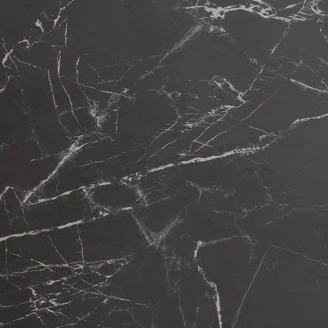 Tischplatte 81,7x81,7cm quadratisch, Keramik dark marble (6mm)