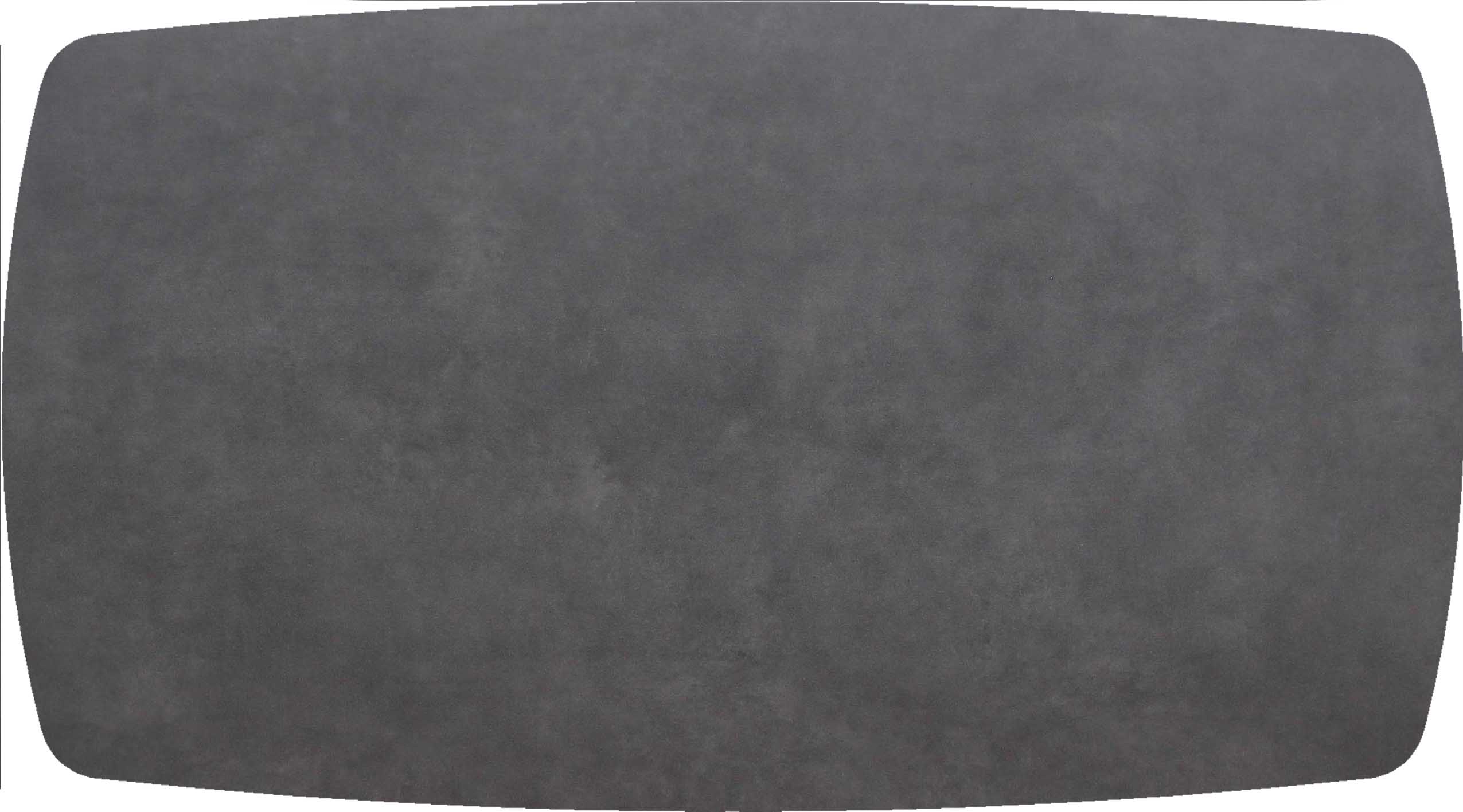 Tischplatte 180x100cm Bootsform, Keramik zement dunkel (6mm)