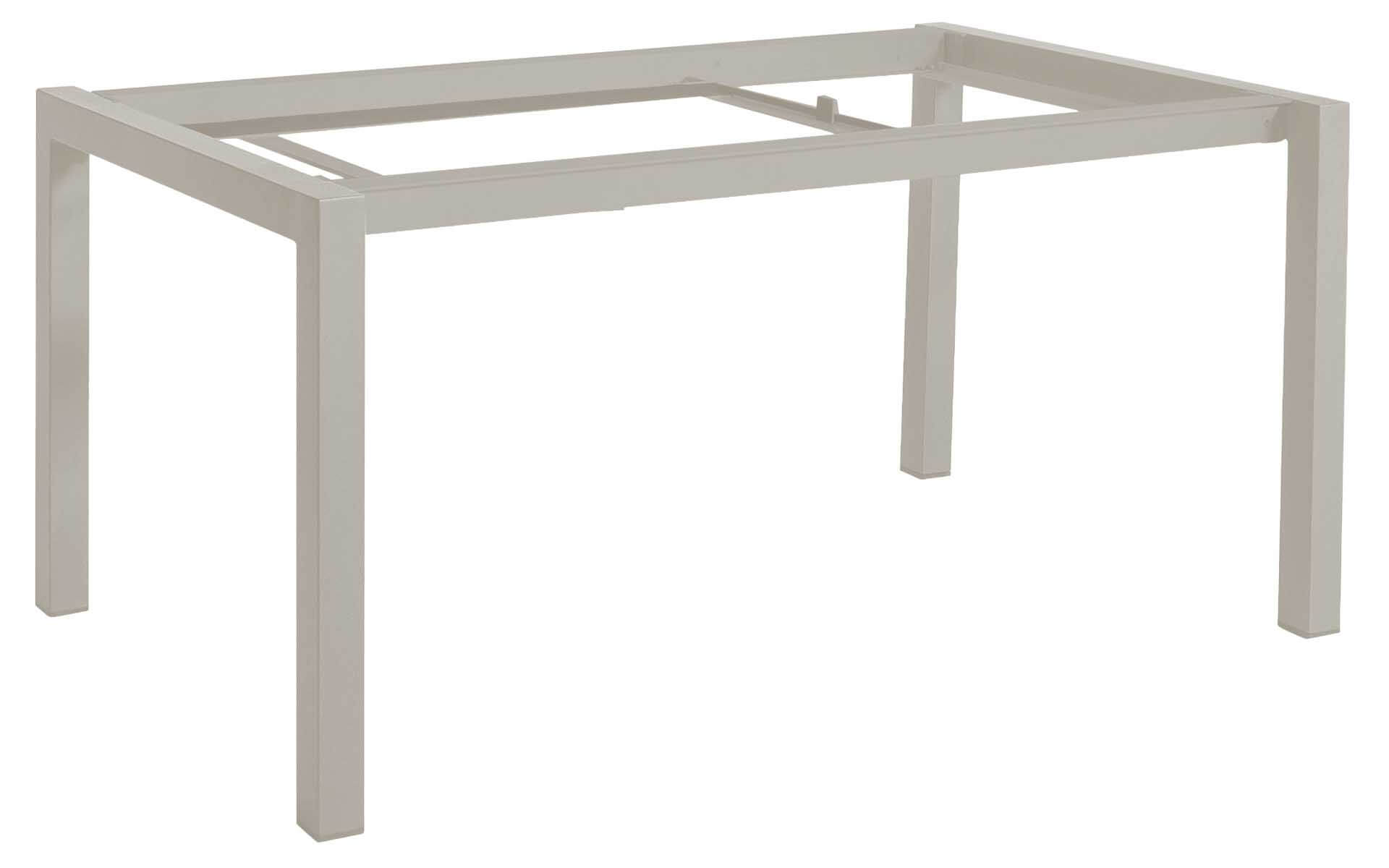 Forli Tischgestell für Platte 160/210/260x90cm (Keramik) oder 160/220x90cm (HPL), dune