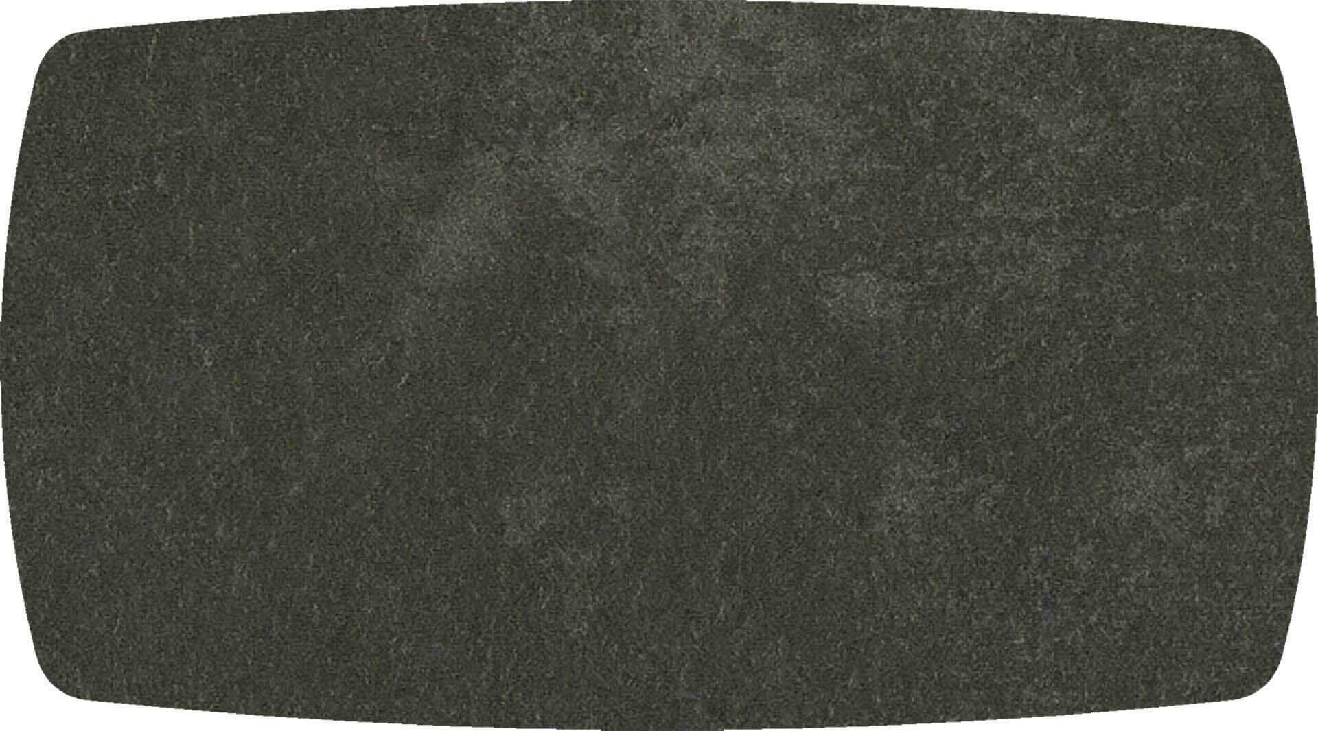 Tischplatte 180x100cm Bootsform, HPL granit dunkelgrau (8mm)