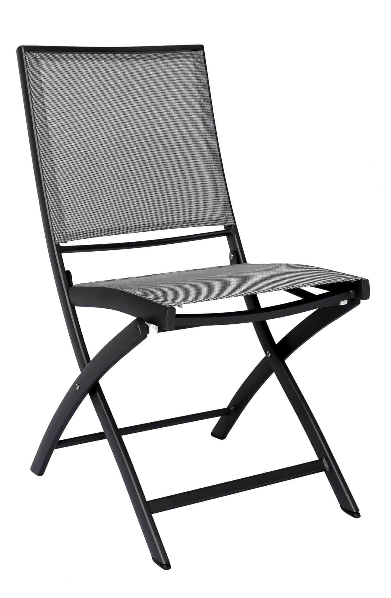 Feodal Klappstuhl eisengrau/silbergrau