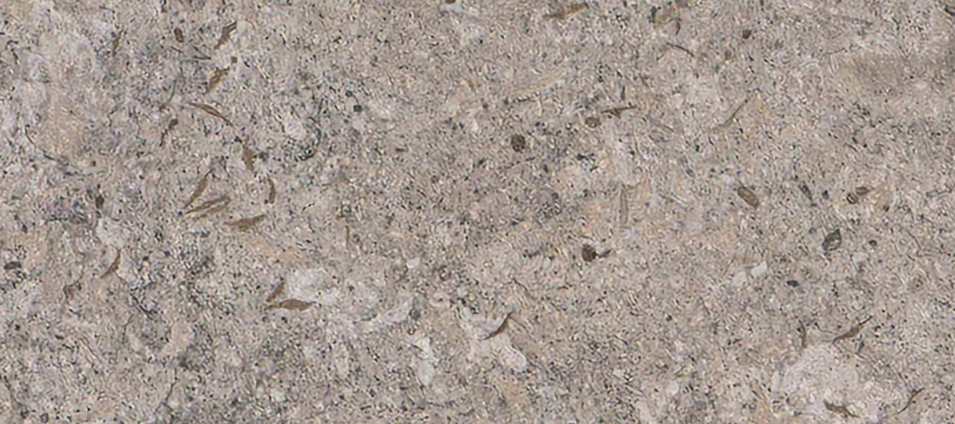 Tischplatte 81,6x36,6cm rechteckig, Dekton piedra grigio (8mm)