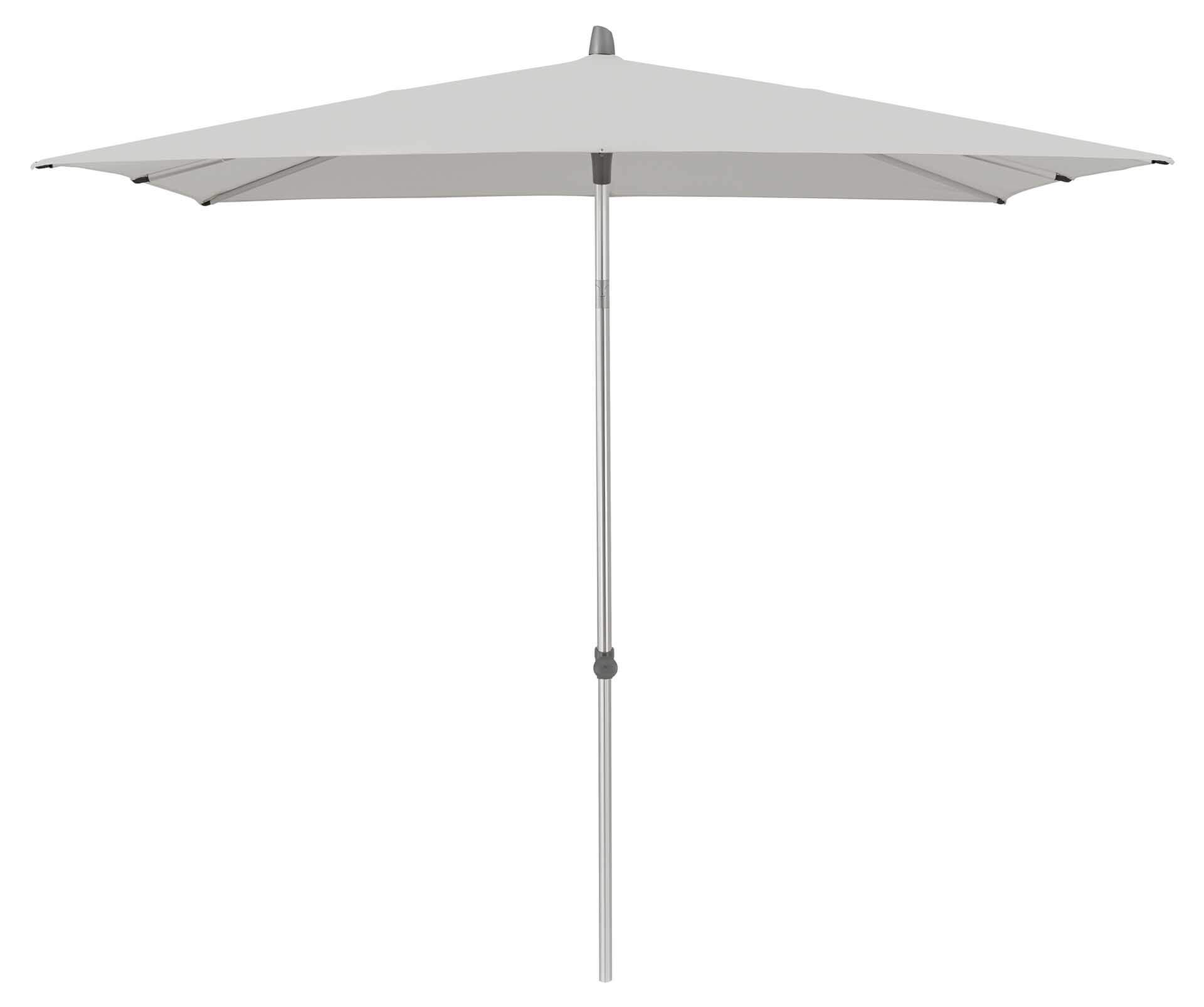 ALU-SMART easy Sonnenschirm 210x150cm, Stoff 156 pale grey