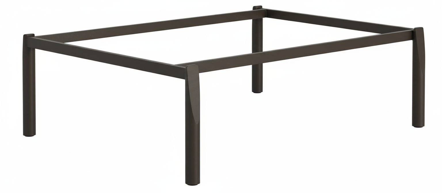 Polo Lounge Kaffeetischgestell 120x80cm, bronze