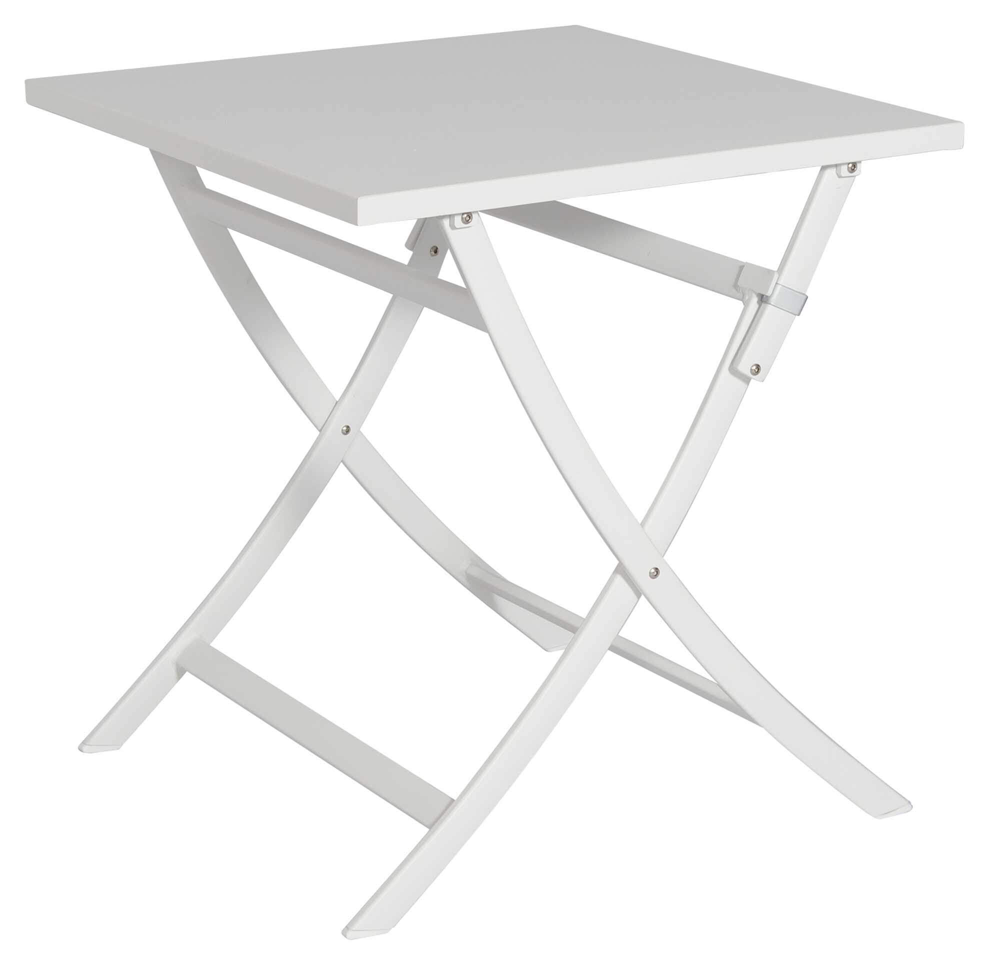Marida Klapptisch 70x70cm, weiß