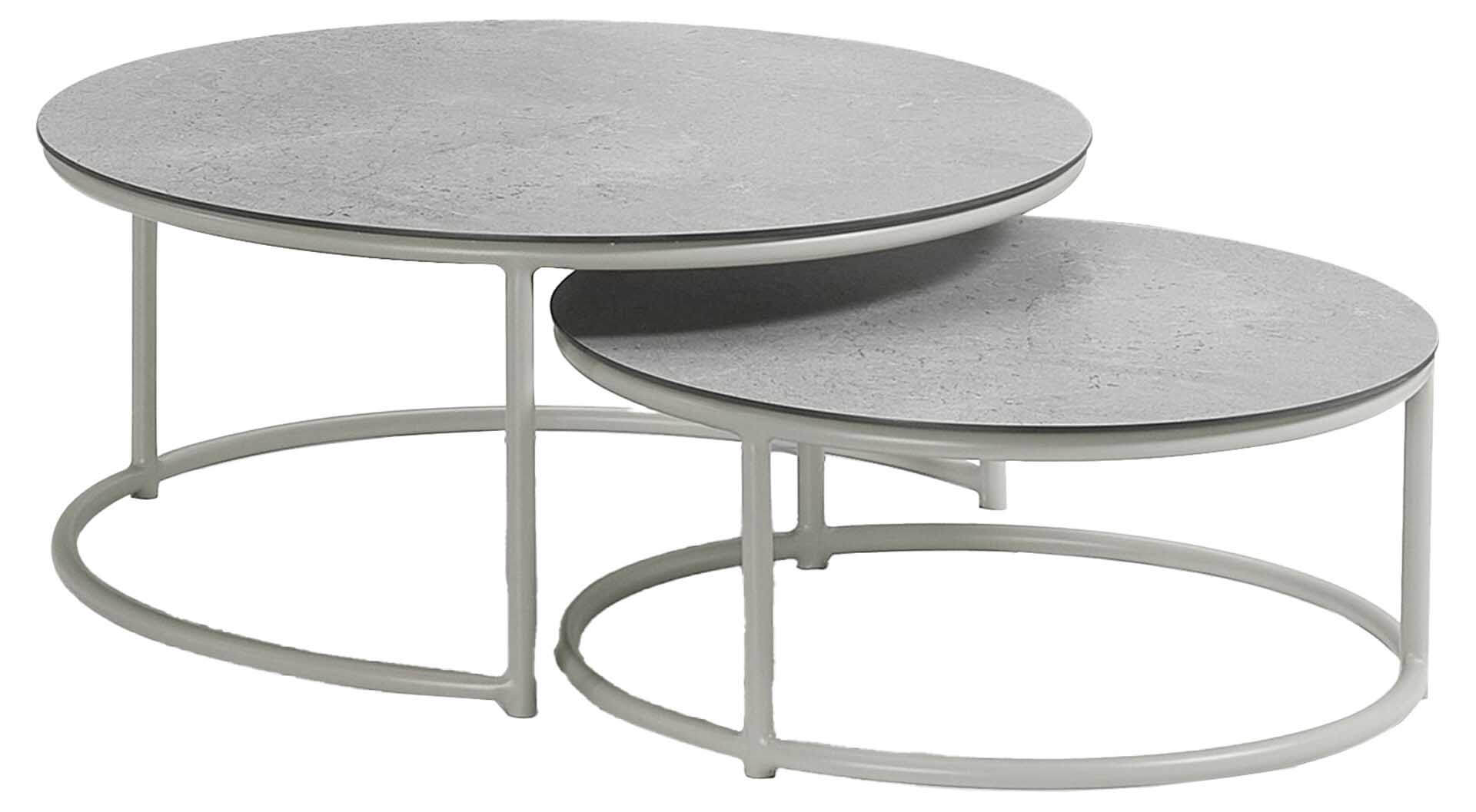 Bonito Kaffeetisch-Set, dune/Keramik paladium grey