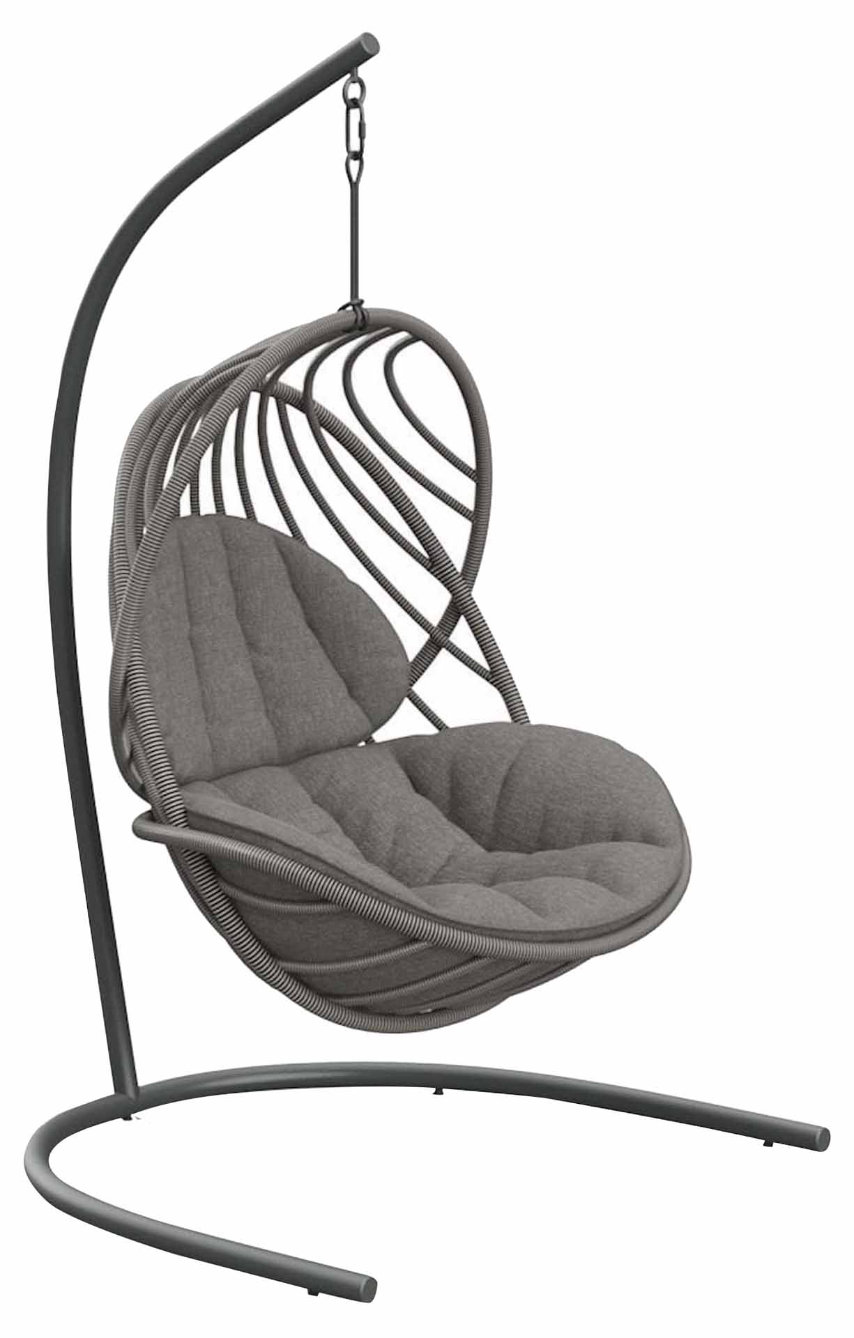 KIDA hängender Sessel inkl. Standfuss, dusk touch